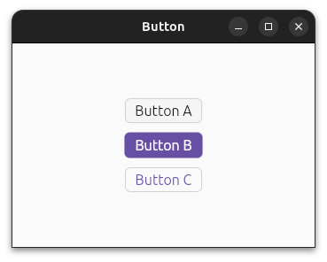 Buttons variants Screenshot
